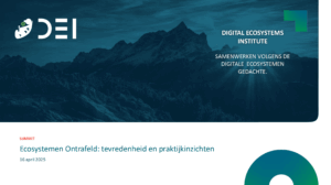 Voorkant Slides DEI Summit Ecosystemen ontrafeld - 16 april 2025