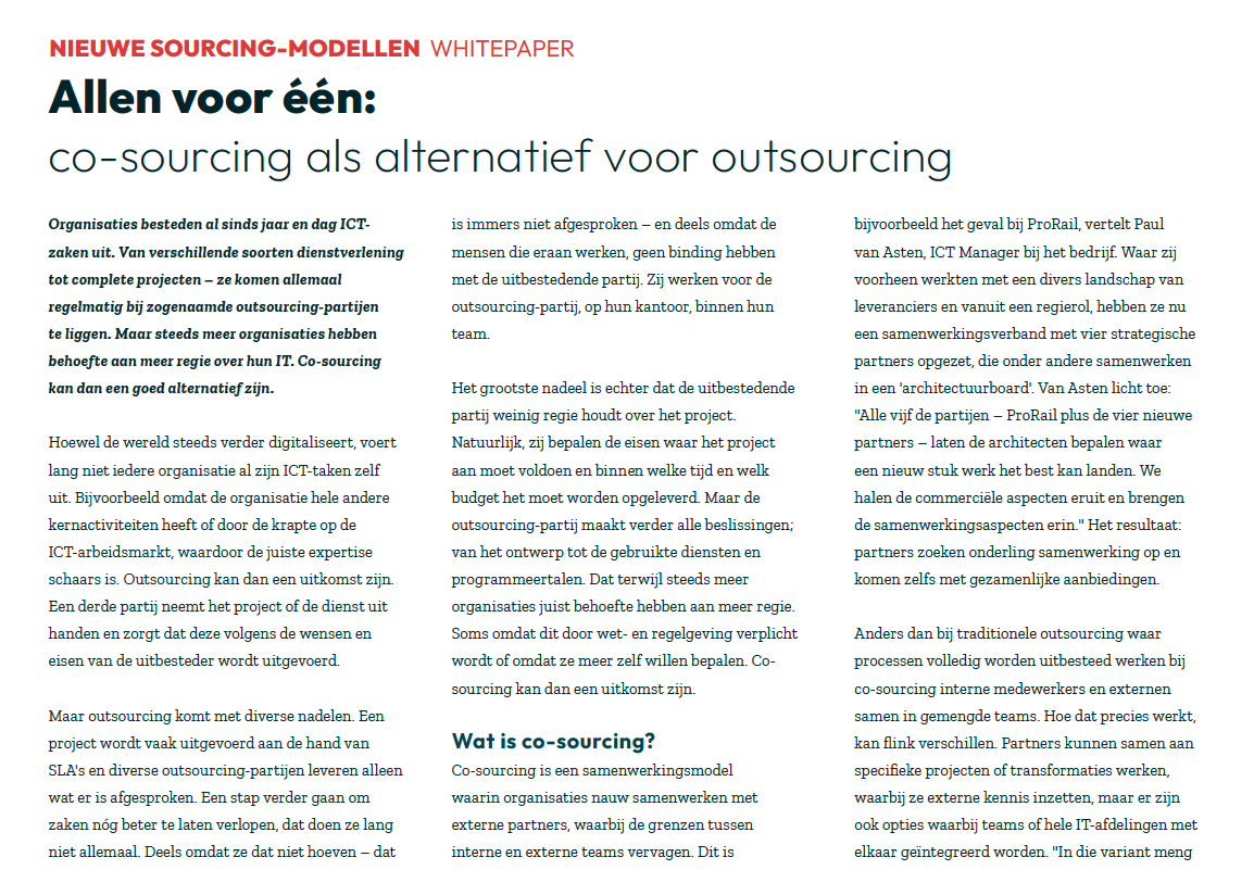Whitepaper co-sourcing in ITeX Jaarboek