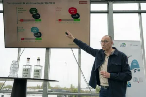 Pieter Paul Verheggen vertelt tijdens de DEI Summit 2025 over de NPS-score.